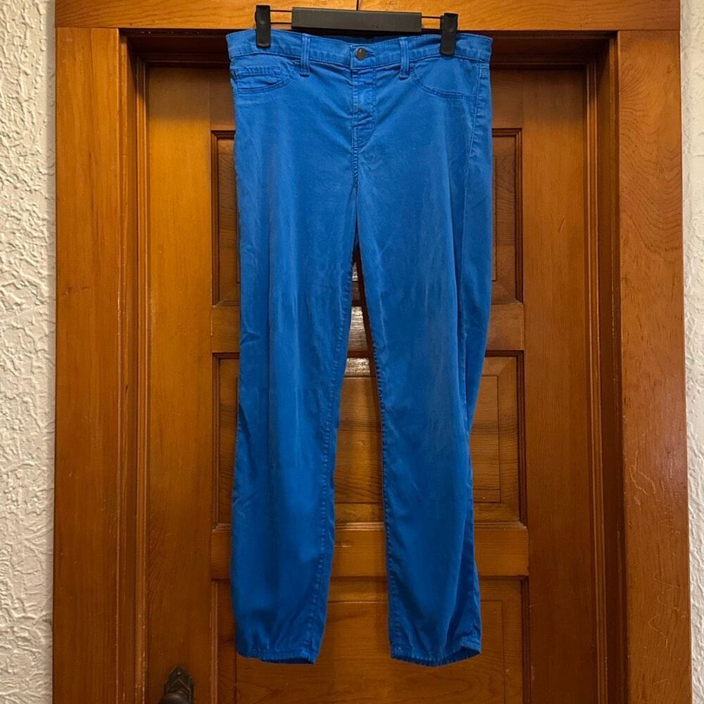 J Brand Breakwater Bright Blue Capri Ankle Pants Women’s US 29